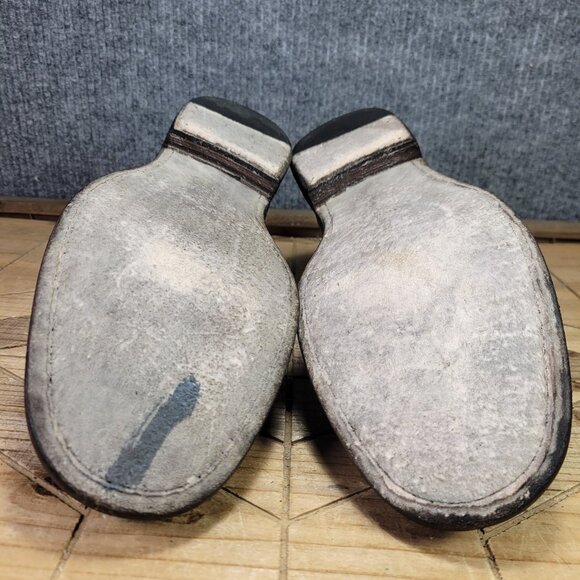 Frye John Frye - James - Men's 10.5 D Brown Plain Toe Lace Up Oxford Dress Shoes - Picture 9 of 12